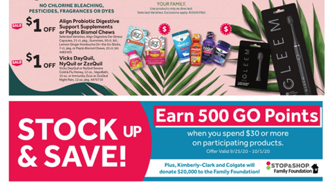 Stop & Shop P&G 'Stay Healthy Inside and Out' Feature
